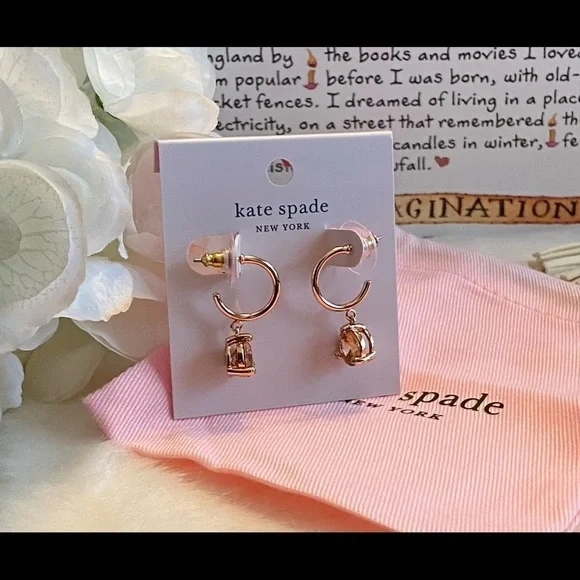 NWT KATE SPADE ♠️ RISE & SHINE DROP HUGGIES - Picture 8 of 10